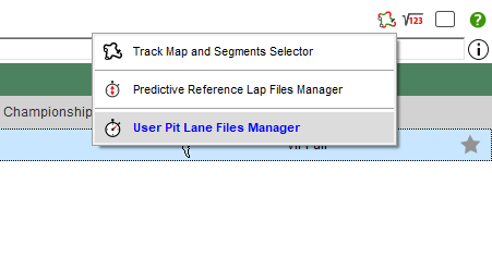 How to show the dialog window for managing existing upl files